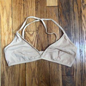 AmericanApparel Cotton Span Jersey Crossback Bra M